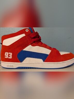 Etnies MCRAP HI Men's Red, Blue & White High-Top Sneakers